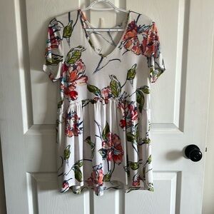 Floral print top
